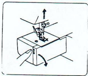 PRIVILEG MACHINE A COUDRE - Mouvements du pied de biche : - 8