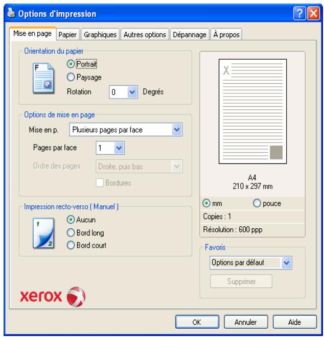 XEROX PHASER 3140 - Ouverture des préférences d'impression - 1