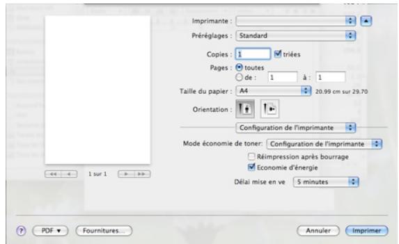 XEROX PHASER 3140 - Configuration de l'imprimante - 1