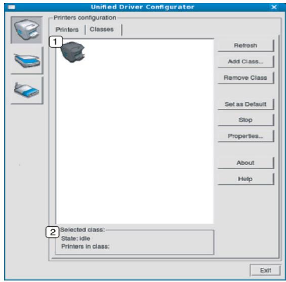 XEROX PHASER 3140 - Onglet Classes - 1