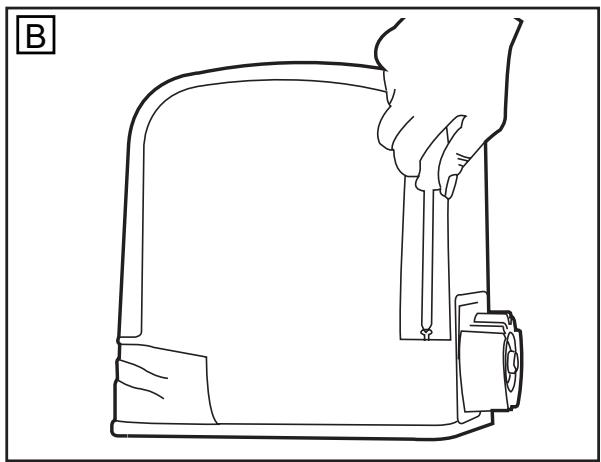 CHAMBERLAIN HC100ML-2 - AANDRIJVING ONTGRENDELEN (HANDBEDIENING) 5 - 5