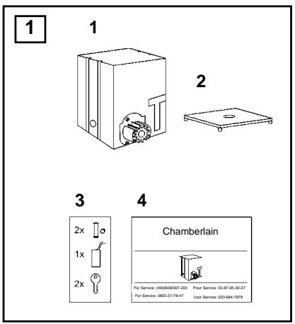 CHAMBERLAIN HC500 - BEDIENUNG - 1