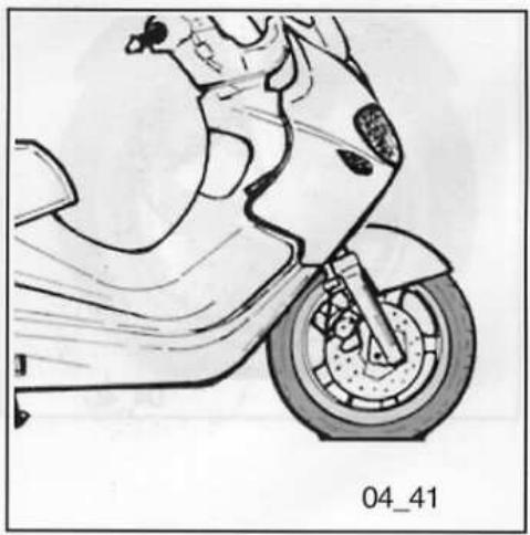 PIAGGIO EVOLUTION 125 - FREIN A DISQUE avant et arriere - 1