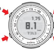 SUUNTO T4 - Mode Vitesse et distance - 1