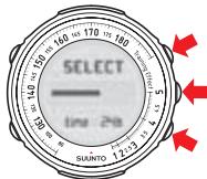 SUUNTO T4 - Réglage de Suunto t4 - 2