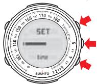 SUUNTO T4 - Réglage de Suunto t4 - 1