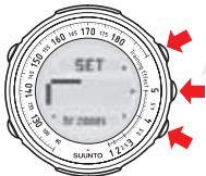 SUUNTO T4 - Réglages du mode Entrainement - 2
