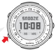 SUUNTO T4 - Répétition de l'alarme - 1