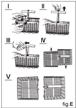HAIER DW12-EFET - Como utiliser o cesto inferior - 3