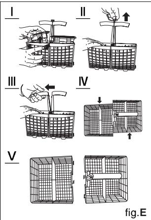 HAIER DW12-EFET - Comment utiliser le panier inférieur - 3