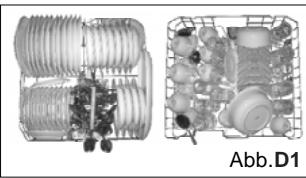 HAIER DW12-EFET - Verwendung des unteren Korbs - 1