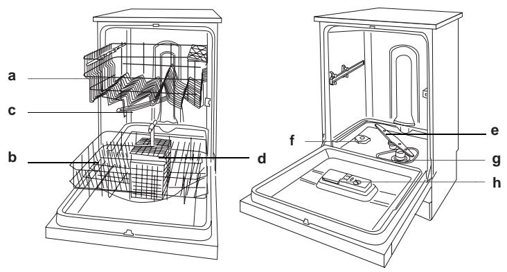 HAIER DW12-EFET - Premier plan (l'intérieur) - 1