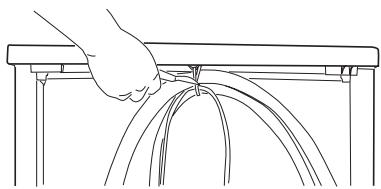 HAIER DW12-EFET - How to remove the top of your dishwasher - 2