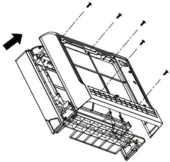 HAIER AF18AS1ERA - Déposer de la grille avant - 2