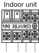 HAIER AF18AS1ERA - When connecting the cable before installing the indoor unit - 4