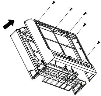 HAIER AF18AS1ERA - Rimozione della griglia frontale - 2