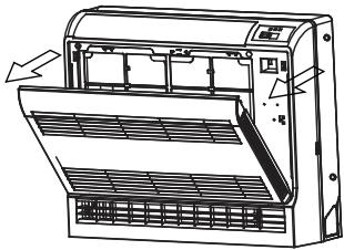 HAIER AF18AS1ERA - Déposer de la grille avant - 1