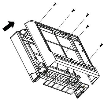HAIER AF18AS1ERA - Removal of Front Grille - 2