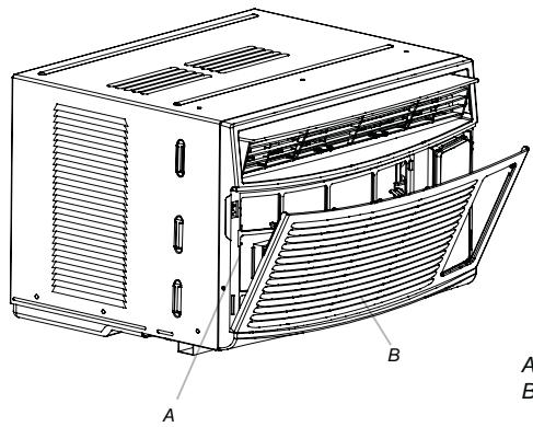 HAIER ESA406K-T - Nettoyage du filtré à air - 1