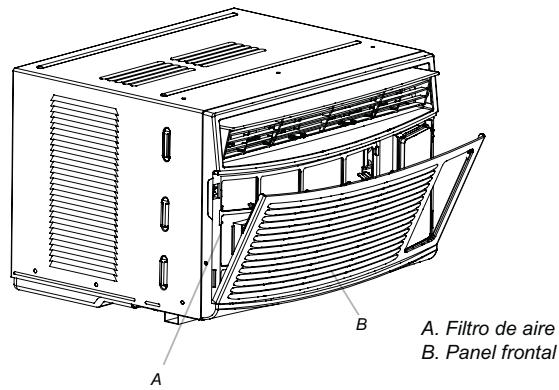 HAIER ESA406K-T - Limpieza del panel frontal - 1