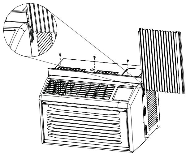 HAIER HWF05XCK-E - Installation des rideaux latéraux - 2