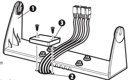 HUMMINBIRD 947C - MONTAGE DE LA TÉTE DE COMMANDE SUR CARDAN - 5