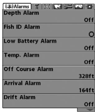 HUMMINBIRD 947C - LE SYSTEME DE MENUS - 2
