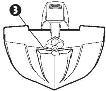 HUMMINBIRD 947C - INSTALLATION DU TRANSDUCTEUR SUR LE TABLEAU ARRIÈRE - 3