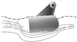 HUMMINBIRD 947C - Procedure de réglage de la position de marche du transducteur : - 1