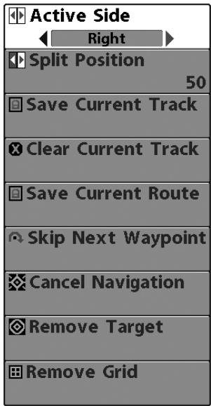 HUMMINBIRD 947C - Procedure de modification de la priorité 2D ou 3D : - 1