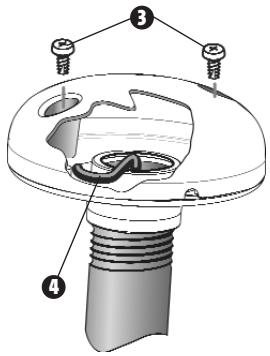 HUMMINBIRD 947C - MONTAGE SUR ÉTRAVE AVEC UNE TIGE FILETÉE 1" - 14 EXISTANTE - 3
