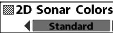 HUMMINBIRD 947C - ONGLET SONAR DU MENU PRINCIPAL - 1