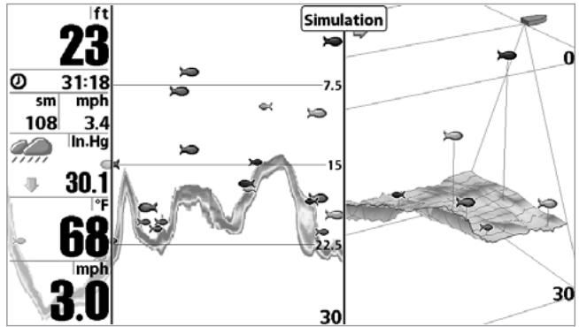 HUMMINBIRD 947C - SIMULATEUR - 1