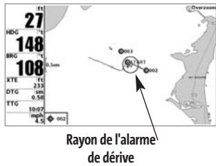 HUMMINBIRD 947C - Off ALARME DE DERIVE - 1