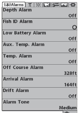 HUMMINBIRD 957C - Procedure de effacer compensation carte : - 1
