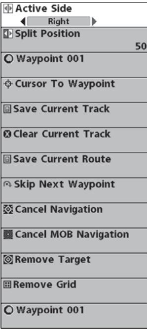 HUMMINBIRD 957C - Procedure d'annulation de la navigation : - 1