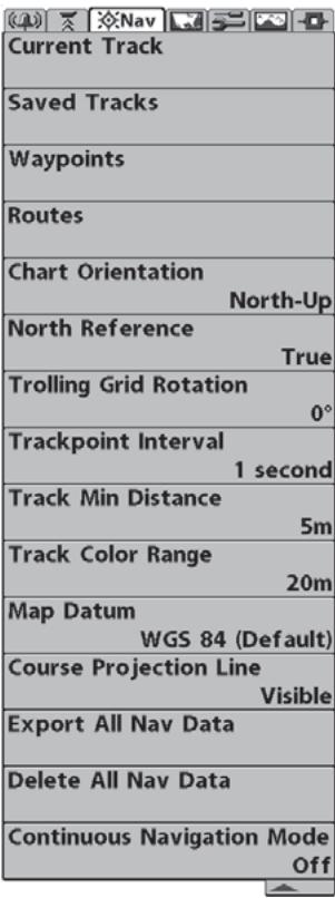 HUMMINBIRD 957C - Réglage de l'affichage de la courbe de la température : - 1
