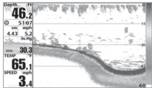 HUMMINBIRD 957C - Fenêtre sonar en temps réel [RTS] - 3