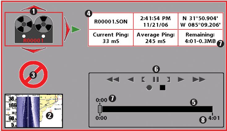 HUMMINBIRD 957C - Mode d'affichage Capture d'écran et enregistrement - 1