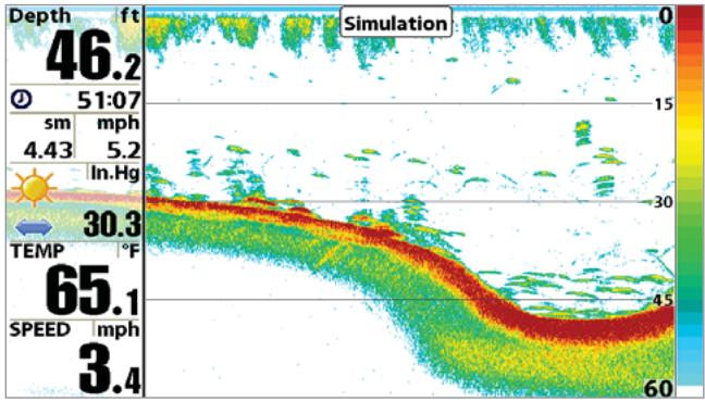HUMMINBIRD 957C - Simulator - 1