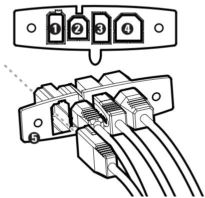 HUMMINBIRD 957C - Câbles achemés derrière le support de montage - 2