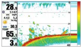 HUMMINBIRD 957C - Sensibilité - 2