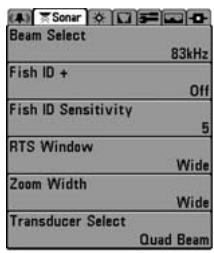 HUMMINBIRD GPS 737 - Le système de menus - 3