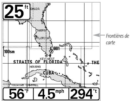 HUMMINBIRD GPS 737 - Frontières de carte - 1