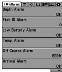 HUMMINBIRD GPS 737 - Le système de menus - 2