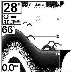 HUMMINBIRD GPS 737 - Mode Simulateur - 1