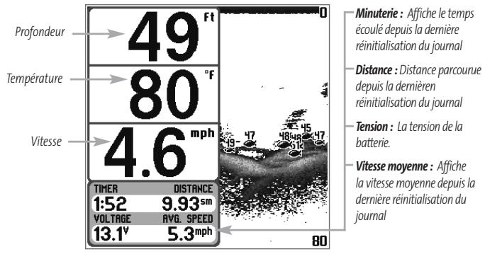 HUMMINBIRD GPS 737 - Affichage à gros chiffres - 1