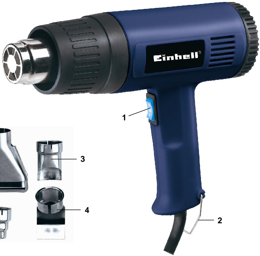EINHELL BT-HA 1500 - Données techniques : - 2