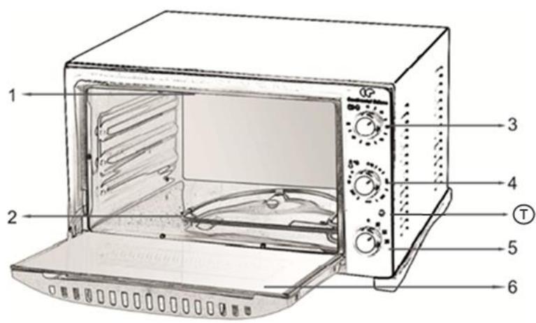CONTINENTAL EDISON CEMF30B - DESCRITION DE L'APPAREL : - 1