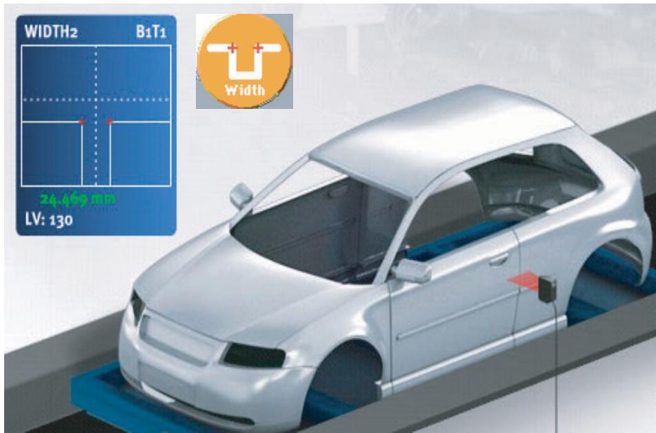 OMRON ZG - Mesure de la largeur - carrosserie de vehicule - 1